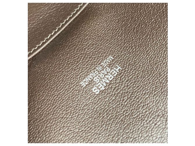Jypsiere Borsa a tracolla Hermès Jypsière 34 con pattina Marrone scuro - vista 13