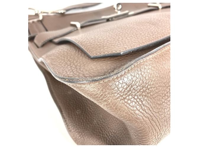 Jypsiere Borsa a tracolla Hermès Jypsière 34 con pattina Marrone scuro - vista 6