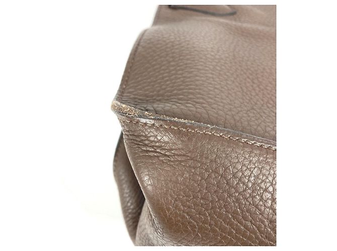 Jypsiere Borsa a tracolla Hermès Jypsière 34 con pattina Marrone scuro - vista 8