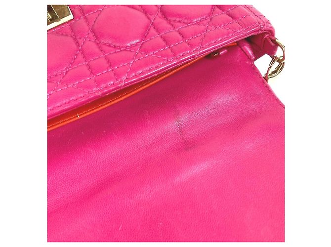 Borsa Clutch 2 in 1 Christian Dior Rosa - vista 10