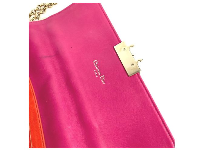Borsa Clutch 2 in 1 Christian Dior Rosa - vista 11