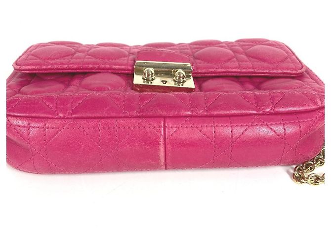 Borsa Clutch 2 in 1 Christian Dior Rosa - vista 6