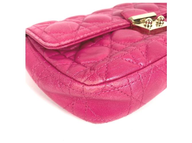 Borsa Clutch 2 in 1 Christian Dior Rosa - vista 7