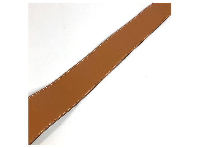 Hermès Breite schwarze Leder-Gürtel HERMES - Ansicht 6