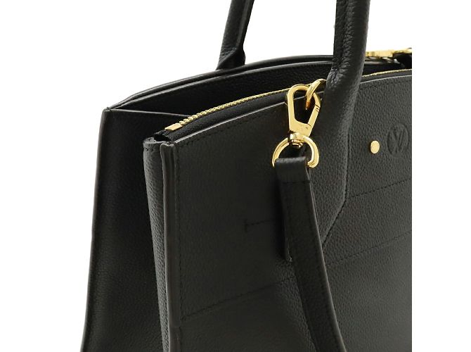 Borsa a mano/spalla City Steamer MM Louis Vuitton Nero - vista 5