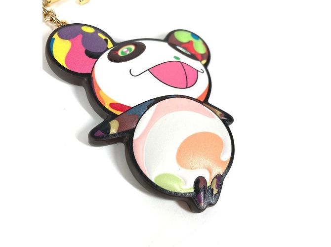 Louis Vuitton Monogram Murakami Panda Schlüsselanhänger Mehrfarben - Ansicht 3
