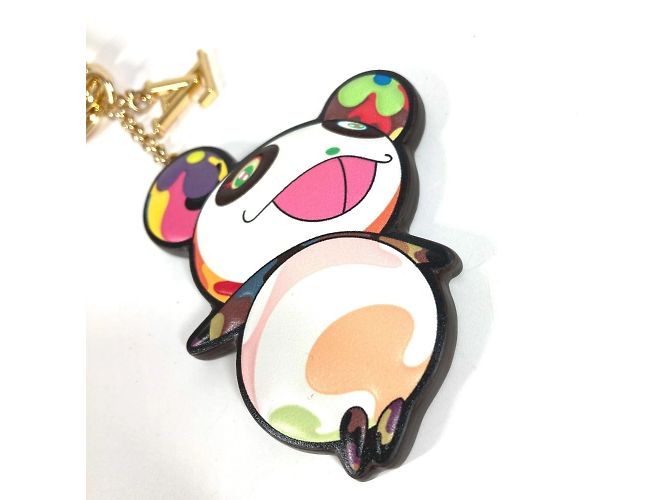 Louis Vuitton Monogram Murakami Panda Schlüsselanhänger Mehrfarben - Ansicht 4