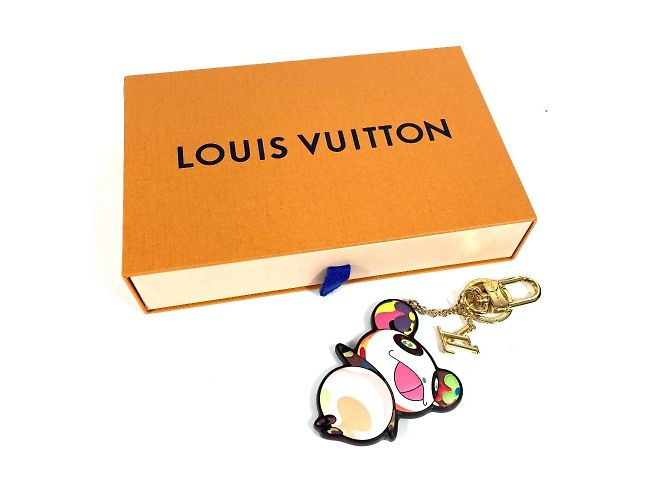 Louis Vuitton Monogram Murakami Panda Schlüsselanhänger Mehrfarben - Ansicht 7