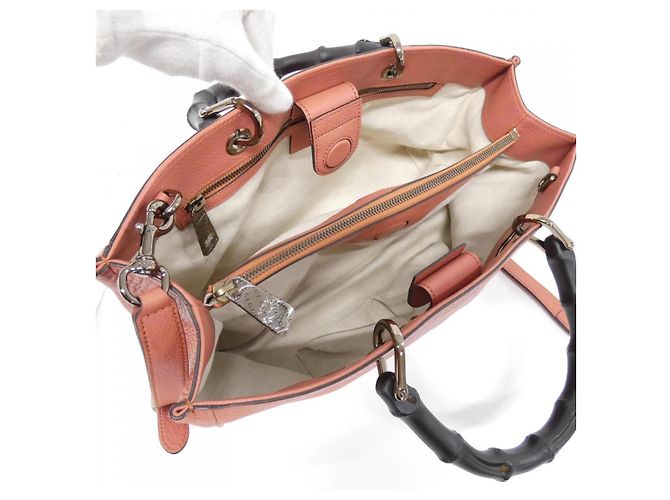 Borsa Gucci 323660 in pelle rosa - vista 9