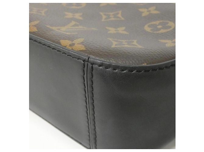 Borsa a Spalla Saintonge Monogram Louis Vuitton Marrone Nero - vista 3