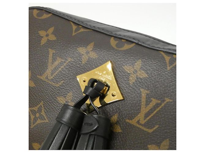 Borsa a Spalla Saintonge Monogram Louis Vuitton Marrone Nero - vista 4