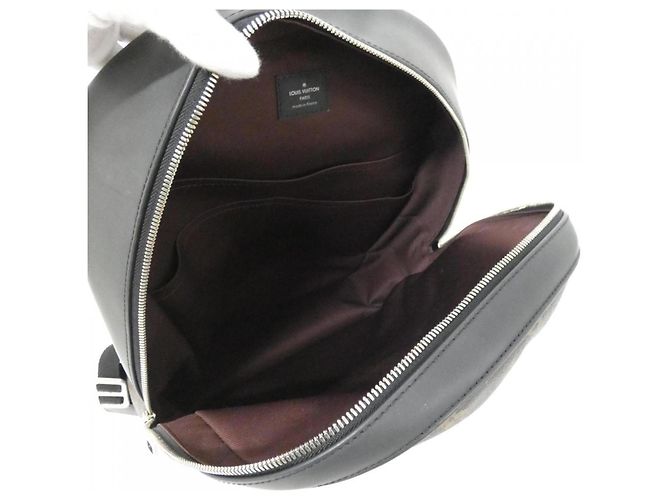 Zaino Josh Monogram Macassar Louis Vuitton Marrone - vista 9