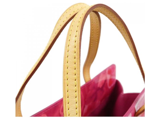 Borsa Catalina NS in Monogram Vernis Flower Ikat di Louis Vuitton Marrone Rosa - vista 5