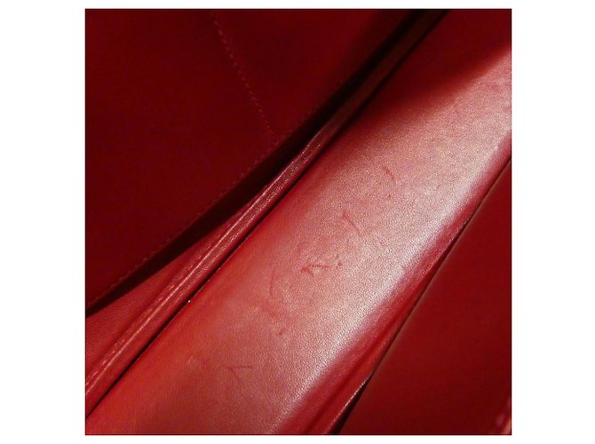 Borsa Hermès Plume Elan Rosso - vista 10