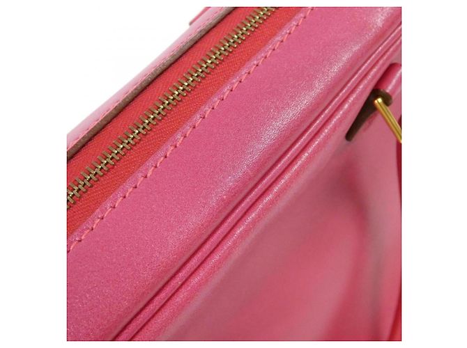 Borsa Hermès Plume Elan Rosso - vista 4