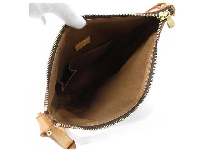 Borsa a Spalla Odeon MM Monogramma Louis Vuitton Marrone - vista 9