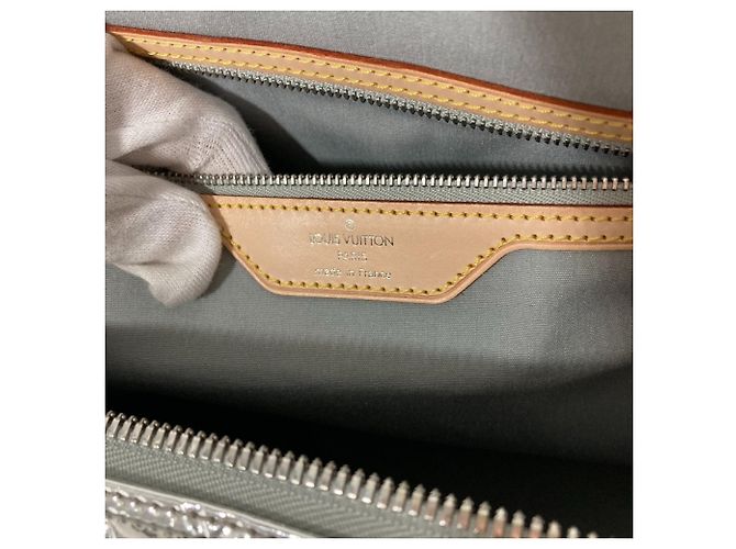 Borsa Boston Keepall 55 Miroir Monogram Louis Vuitton Argento - vista 14