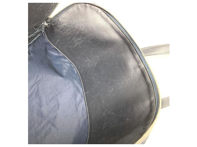 Borsa a mano Hermès Big Bag Boston Sac Evo GM Nero Blu navy - vista 16