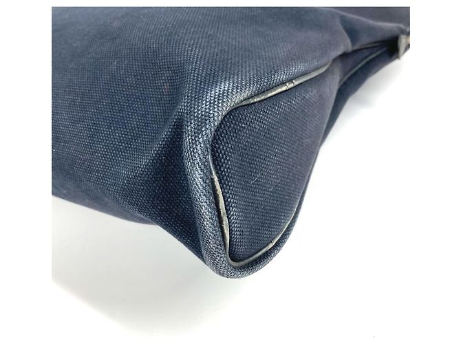 Borsa a mano Hermès Big Bag Boston Sac Evo GM Nero Blu navy - vista 7