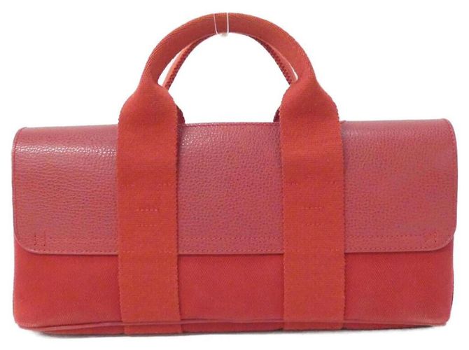 Borsa a mano Hermès Valparaiso Long PM Rosso - vista 2