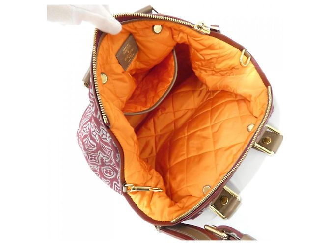 Borsa a mano aviatore Louis Vuitton Bordò - vista 9
