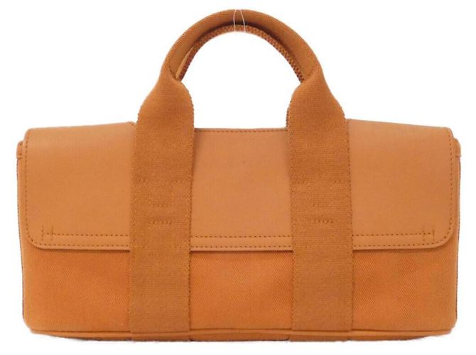 Borsa a mano Hermès Valparaiso Long PM Marrone Arancione - vista 2