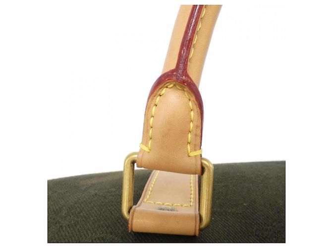 Borsa Boston Keepall Bandoulière 45 cm Louis Vuitton Verde - vista 7