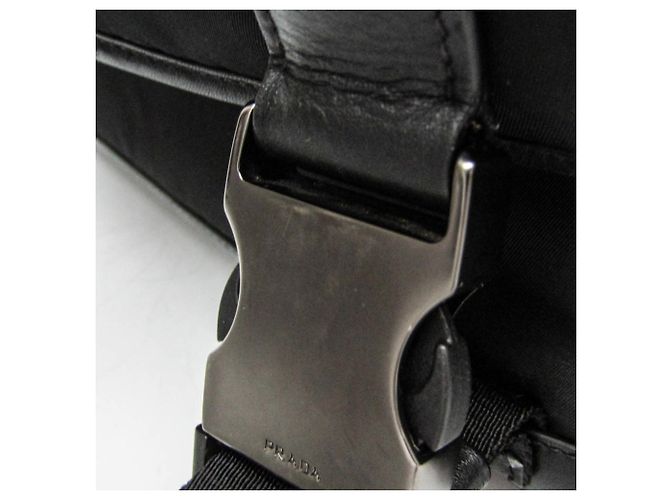 Borsa a Spalla da Uomo Prada TESSUTO Nero - vista 12