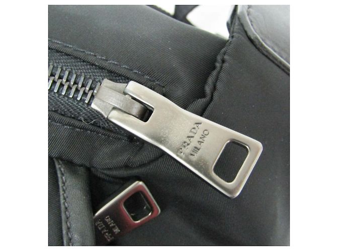 Borsa a Spalla da Uomo Prada TESSUTO Nero - vista 13