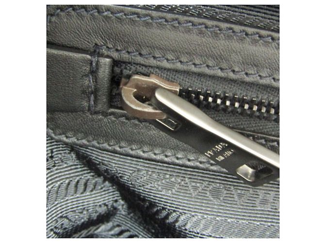 Borsa a Spalla da Uomo Prada TESSUTO Nero - vista 15