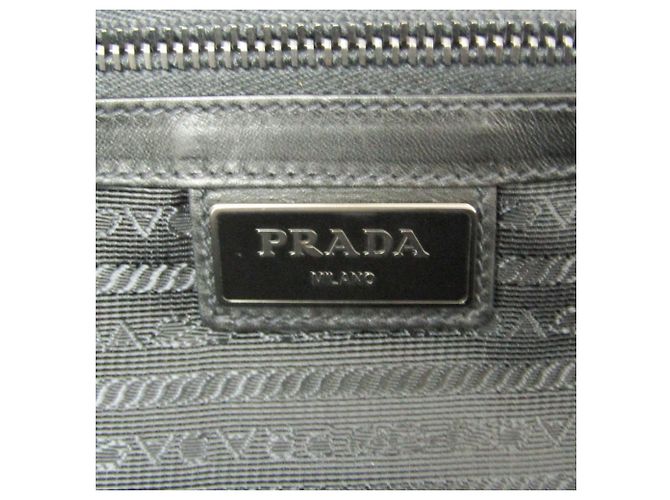 Borsa a Spalla da Uomo Prada TESSUTO Nero - vista 16