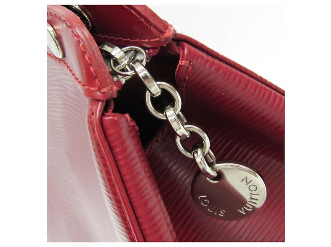 Bolsa Louis Vuitton Epi Blair MM em vermelho rubi - vista 16