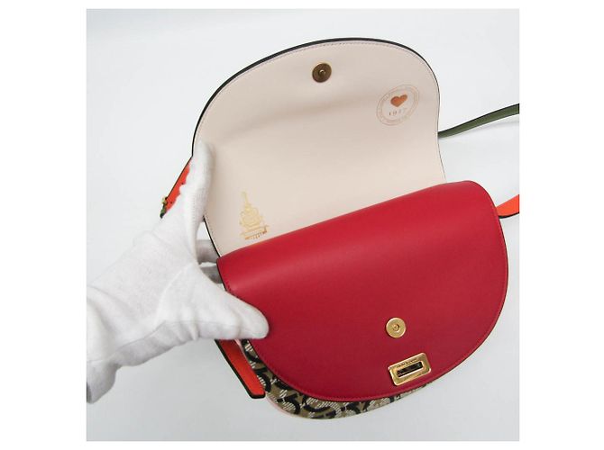 Borsa a Spalla Salvatore Ferragamo Gancini AU-21 H986 Beige - vista 13