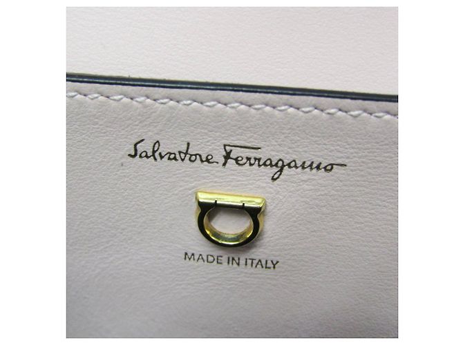 Borsa a Spalla Salvatore Ferragamo Gancini AU-21 H986 Beige - vista 16