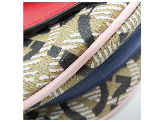 Borsa a Spalla Salvatore Ferragamo Gancini AU-21 H986 Beige - vista 7