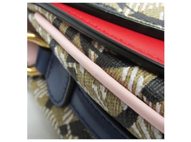 Borsa a Spalla Salvatore Ferragamo Gancini AU-21 H986 Beige - vista 8