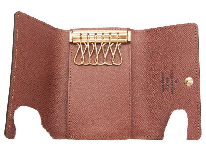 Portachiavi Monogram Louis Vuitton Marrone - vista 3