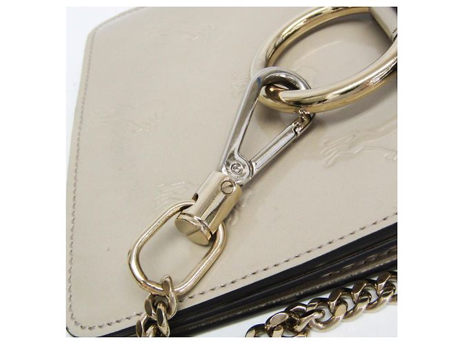 Borsa in pelle Chloé Faye Beige - vista 10