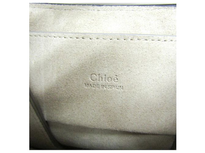 Borsa in pelle Chloé Faye Beige - vista 13