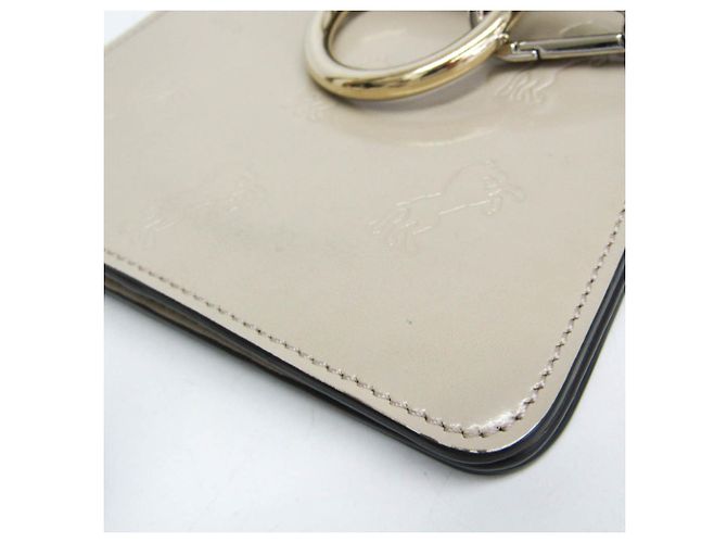 Borsa in pelle Chloé Faye Beige - vista 6