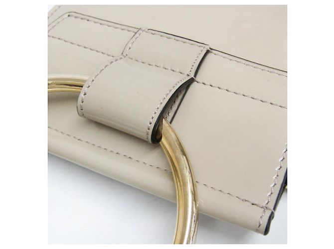 Borsa in pelle Chloé Faye Beige - vista 8