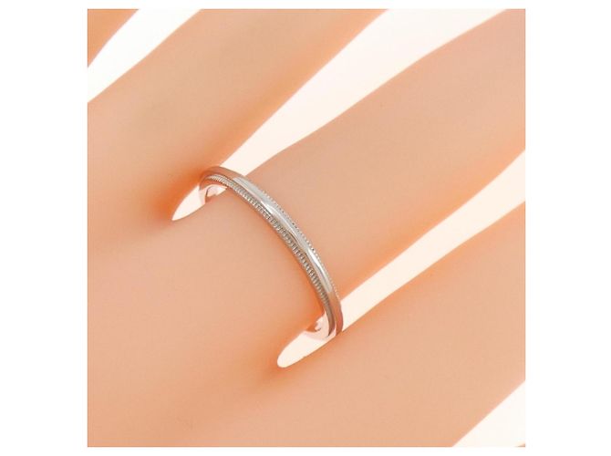 Tiffany & Co Anello Milgrain Tiffany - vista 4