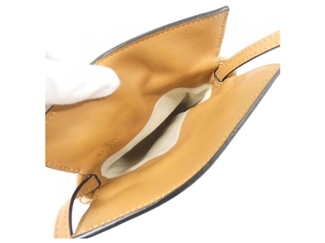 Borsa a Spalla Flamenco Pocket di Loewe Beige - vista 6