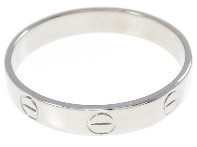 Cartier Mini Love Ring aus Platin - Ansicht 2