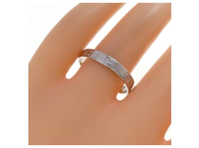 Cartier Mini Love Ring aus Platin - Ansicht 4