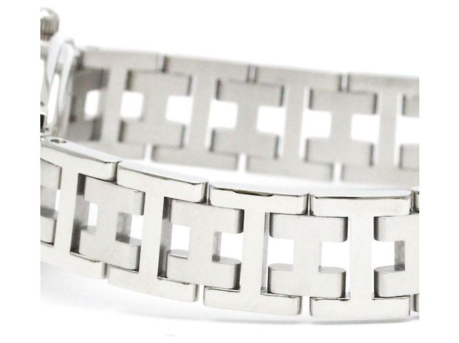 Reloj de dama Hermès Clipper Oval de acero inoxidable CO1.210 - vista 3