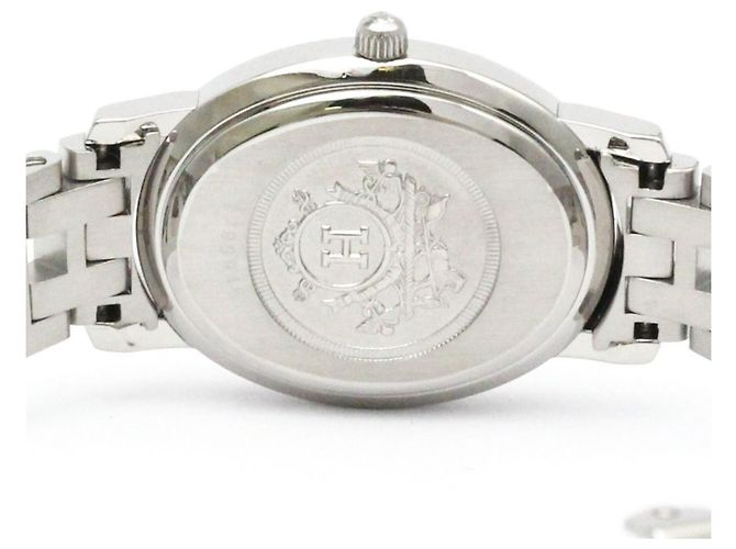 Reloj de dama Hermès Clipper Oval de acero inoxidable CO1.210 - vista 6