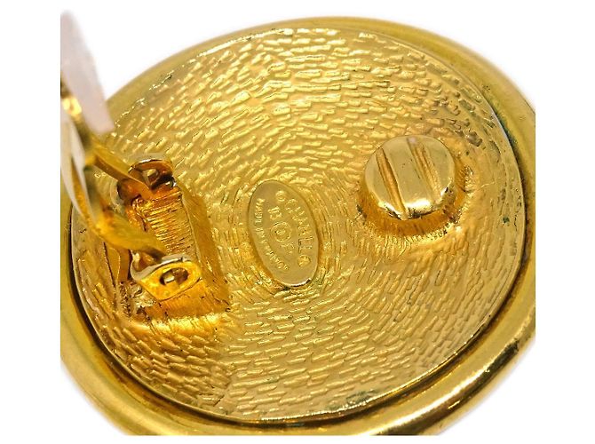 Chanel CC Round Metal D'oro - vista 3