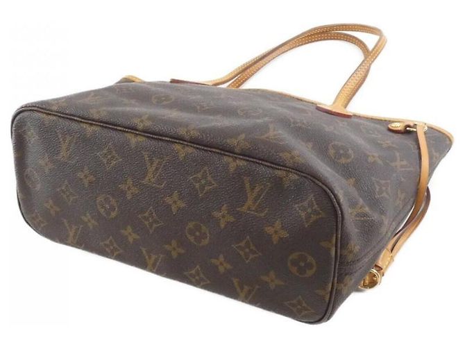 Sac à main Louis Vuitton Monogram Neverfull PM Marron - vue 2