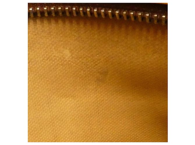 Sac à main Louis Vuitton Monogram Neverfull PM Marron - vue 9